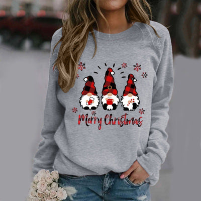 Women's Christmas Hoodie Winter Round Hoodie - My Store