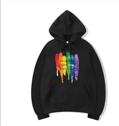 Men's Pride Lgbt Cotton Fleece Hoodies Sweatshirts Man Love Wins Sweatshirts Hoodies Comics Hoodie - My Store