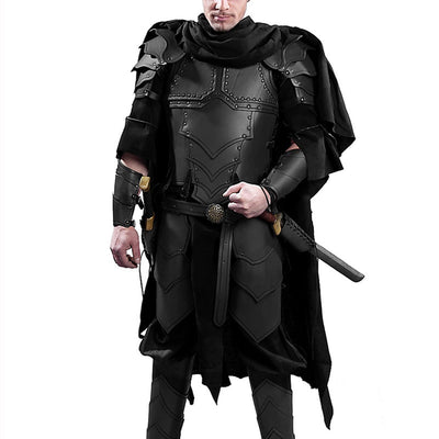 Anime Real-life Costume Samurai Armor COSPLAY Synthetic Leather Men's Clothing - My Store