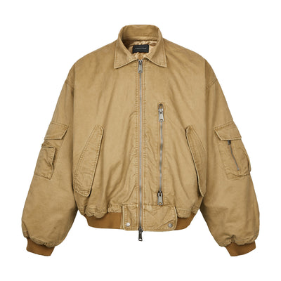 Bomber Jacket Coat Cotton-padded Jacket Men - My Store