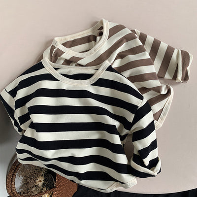 Children's Striped Casual Long Sleeve T-shirt - My Store